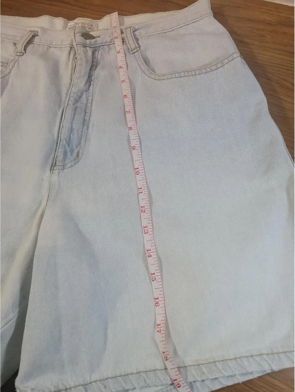 Light Wash Denim Shorts